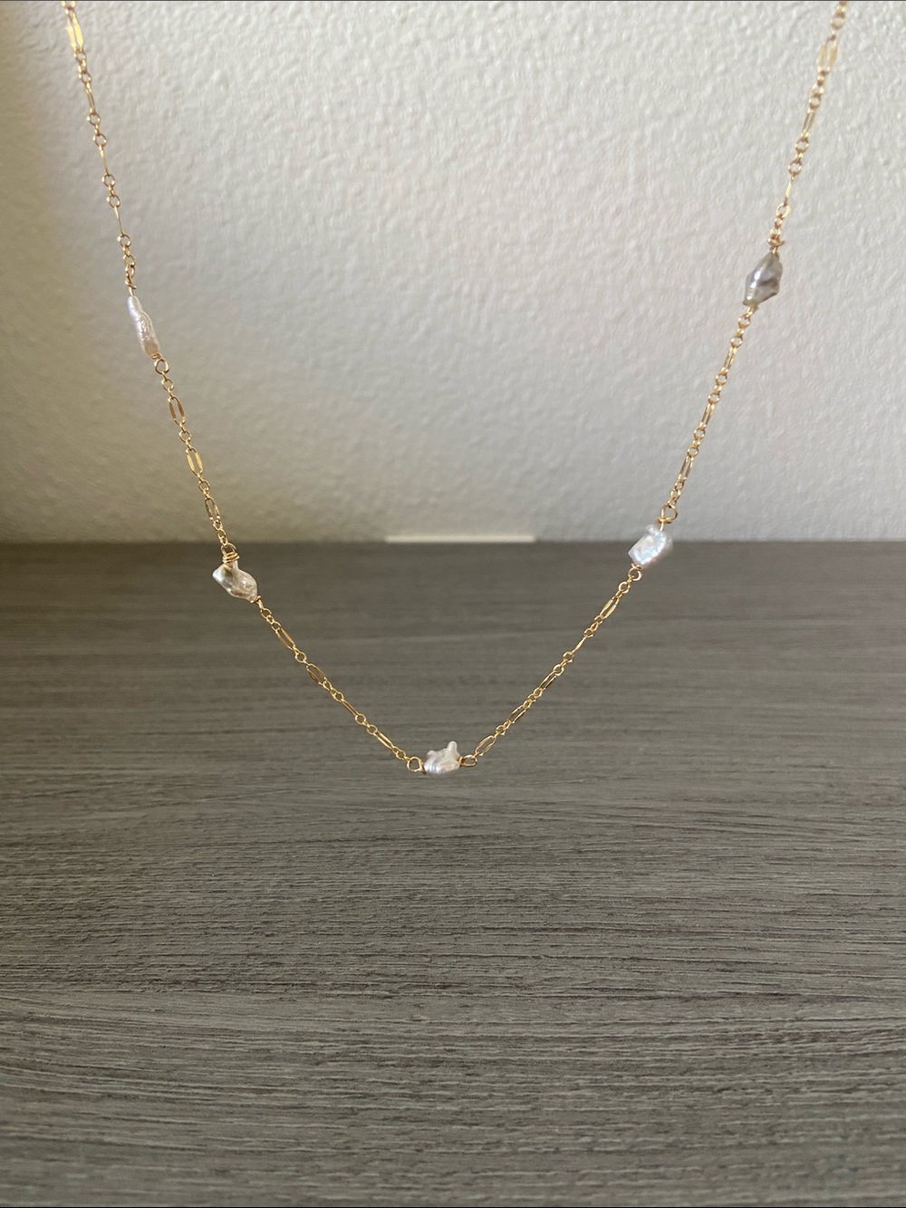 Naniels Design • Freshwater Keshi Pearl Necklace